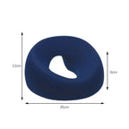 Face Pillow Memory Foam Central Cutout Removable Cover
