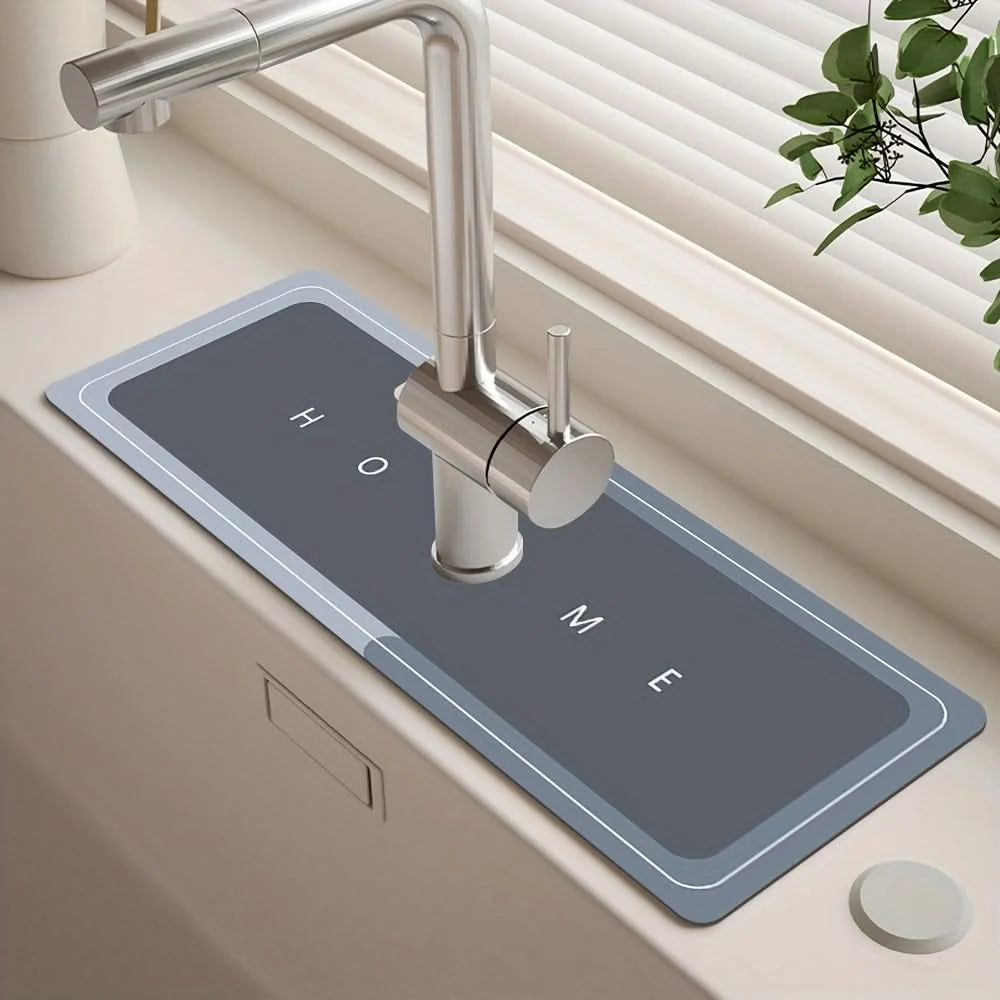 Faucet Absorbent Mat Quick-Dry Splash Guard