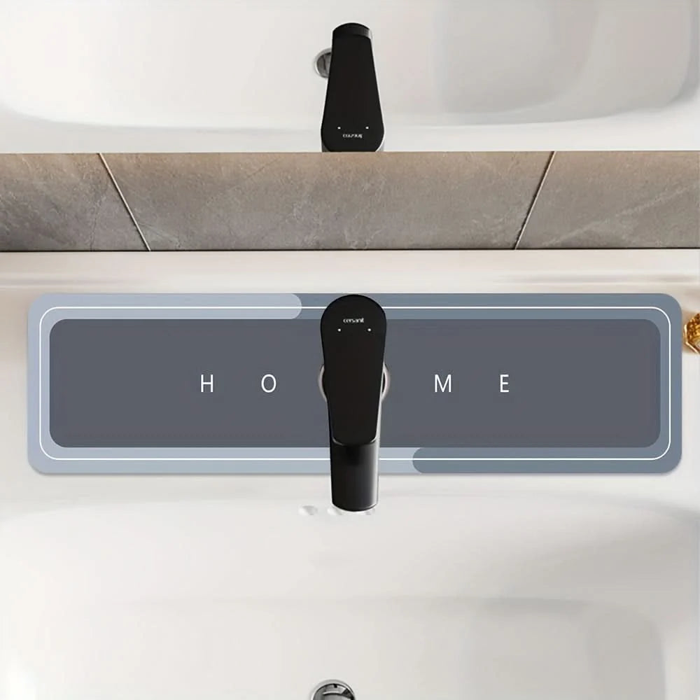 Faucet Absorbent Mat Quick-Dry Splash Guard