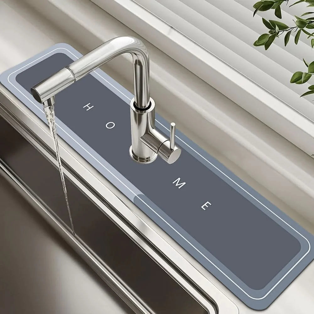 Faucet Absorbent Mat Quick-Dry Splash Guard