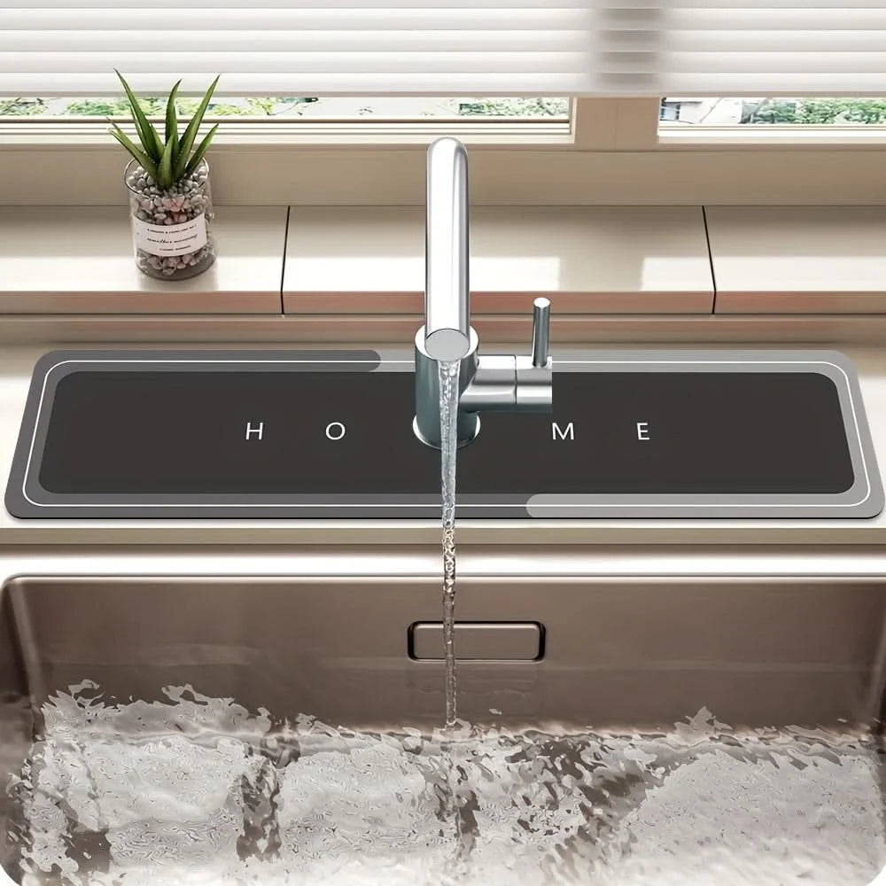 Faucet Absorbent Mat Quick-Dry Splash Guard