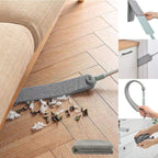 Feather Duster Telescopic Stainless Steel Handle Removable Microfiber Cover