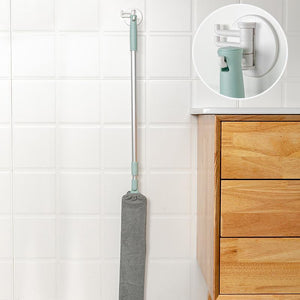 Feather Duster Telescopic Stainless Steel Handle Removable Microfiber Cover