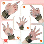 Finger Trainer 3 Resistance Levels Ergonomic Adjustable Wrist Strap