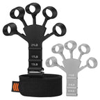 Finger Trainer 3 Resistance Levels Ergonomic Adjustable Wrist Strap