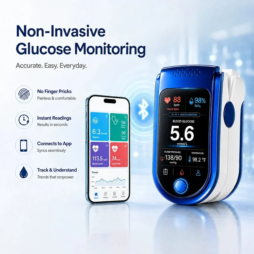 Fingertip Thermometer Non-Invasive Daily Health Monitoring