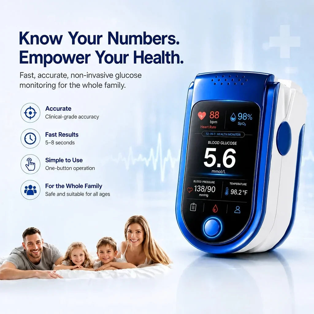 Fingertip Thermometer Non-Invasive Daily Health Monitoring