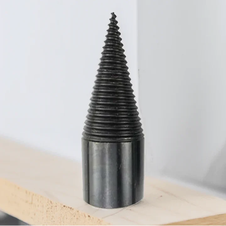Firewood Splitter Drill Bit High-Carbon Steel Non-Slip Thread
