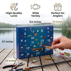 Fishing Tackle Advent Calendar 24-Day Countdown Assorted Lures & Accessories