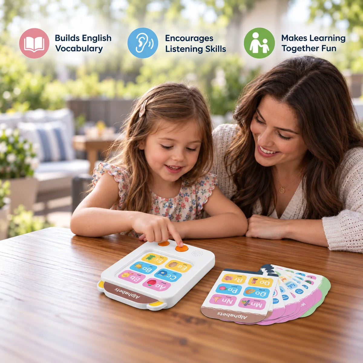 Flash Card Reader Interactive English Audio Learning
