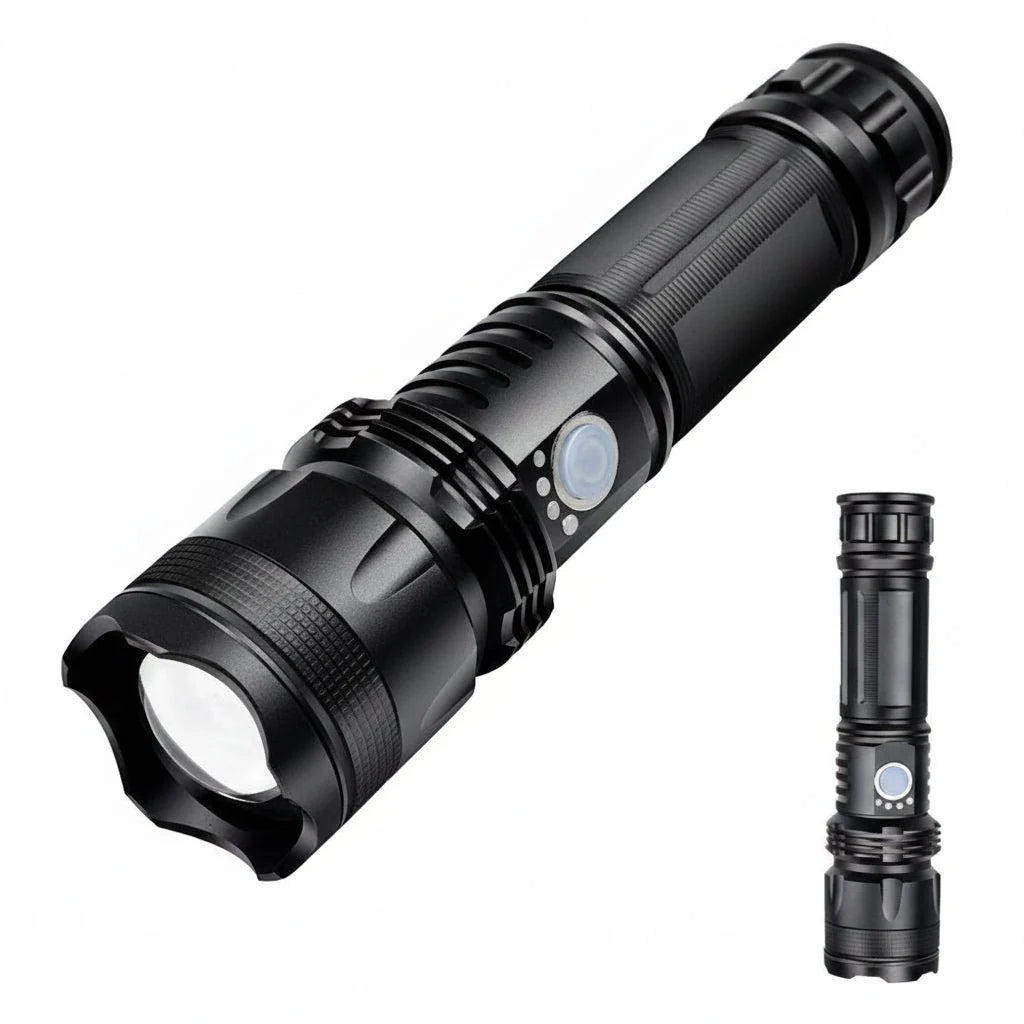Flashlight 2000 Lumens Waterproof USB-C Rechargeable