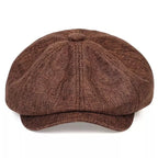 Flat Cap Cotton Newsboy Style Breathable & Retro