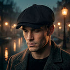 Flat Cap Cotton Newsboy Style Breathable & Retro