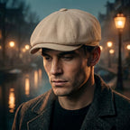 Flat Cap Cotton Newsboy Style Breathable & Retro