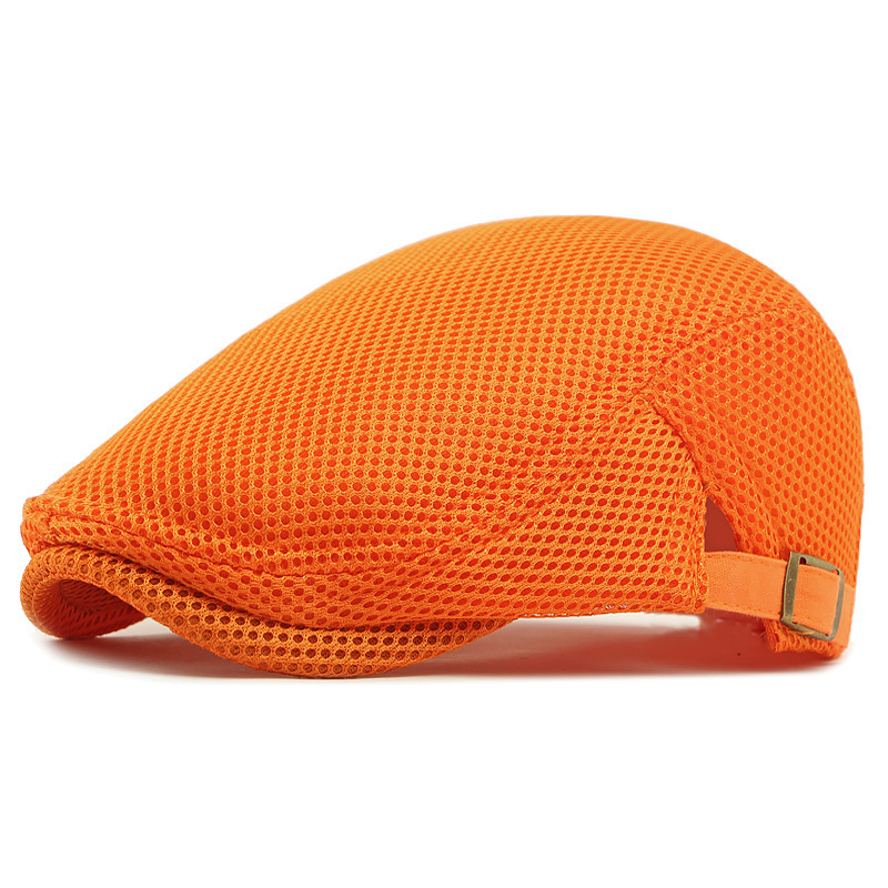 Flat Cap Full-Mesh Ventilation Adjustable Strap