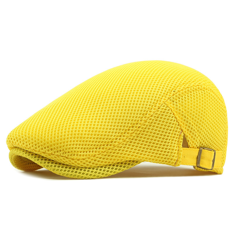 Flat Cap Full-Mesh Ventilation Adjustable Strap