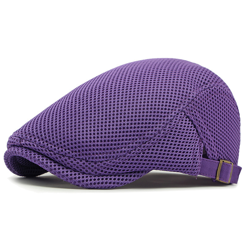 Flat Cap Full-Mesh Ventilation Adjustable Strap