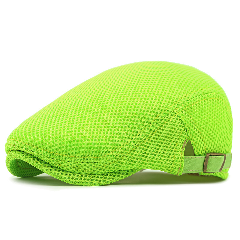 Flat Cap Full-Mesh Ventilation Adjustable Strap