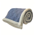 Fleece Blanket Reversible Checkered Soft Machine Washable