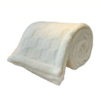 Fleece Blanket Reversible Checkered Soft Machine Washable