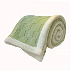 Fleece Blanket Reversible Checkered Soft Machine Washable