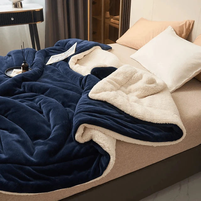 Fleece Blanket Soft Flannel Machine Washable