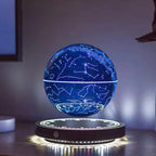 Floating Globe Lamp Magnetic Rotating LED USB-Powered