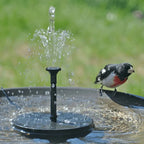 Floating Solar Fountain 4 Interchangeable Nozzles