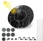 Floating Solar Fountain 4 Interchangeable Nozzles