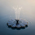 Floating Solar Fountain Cable-Free Interchangeable Nozzles