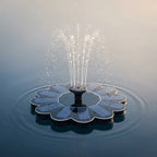 Floating Solar Fountain Cable-Free Interchangeable Nozzles