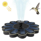 Floating Solar Fountain Cable-Free Interchangeable Nozzles