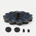 Floating Solar Fountain Cable-Free Interchangeable Nozzles