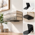 Floating Wall Shelf Invisible Mounting Stainless Steel