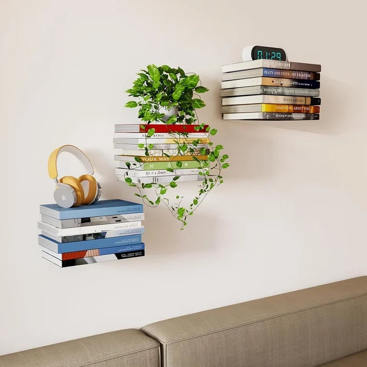 Floating Wall Shelf Invisible Mounting Stainless Steel