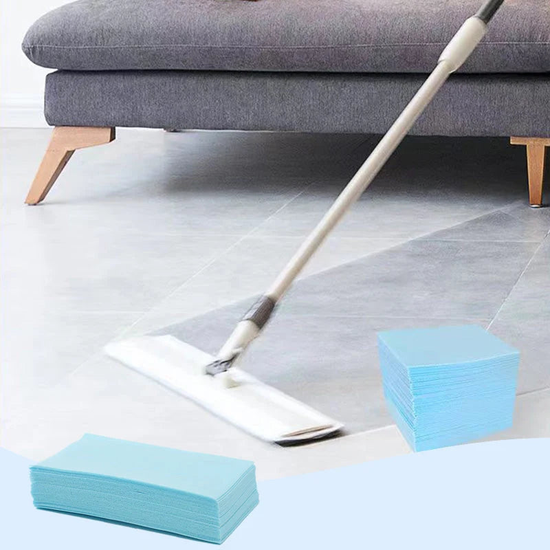 Floor Cleaning Cloths Quick-Dissolving Multi-Surface 50-Pack