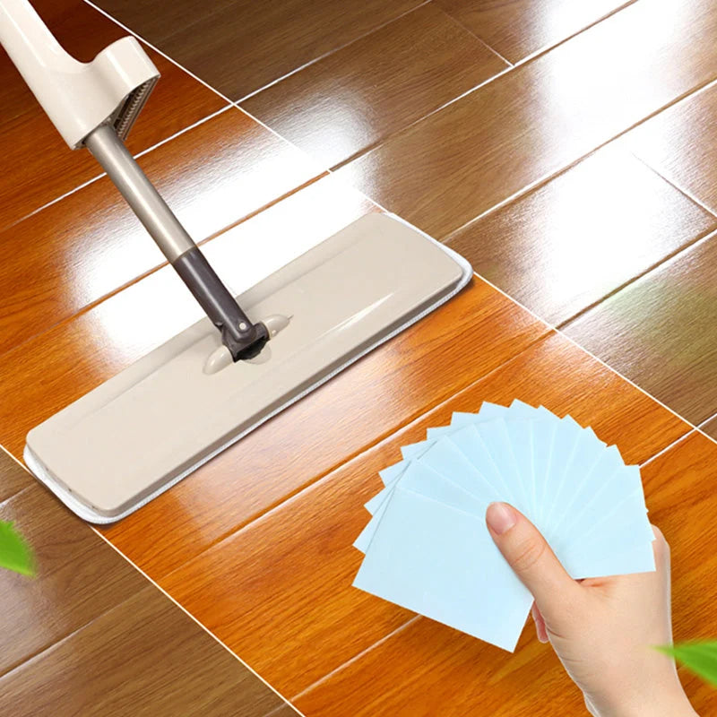 Floor Cleaning Cloths Quick-Dissolving Multi-Surface 50-Pack