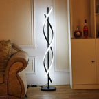 Floor Lamp Spiral Design Adjustable LED Ambient Lighting