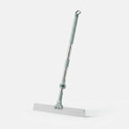 Floor Squeegee Adjustable Handle 180° Rotating Silicone Blade