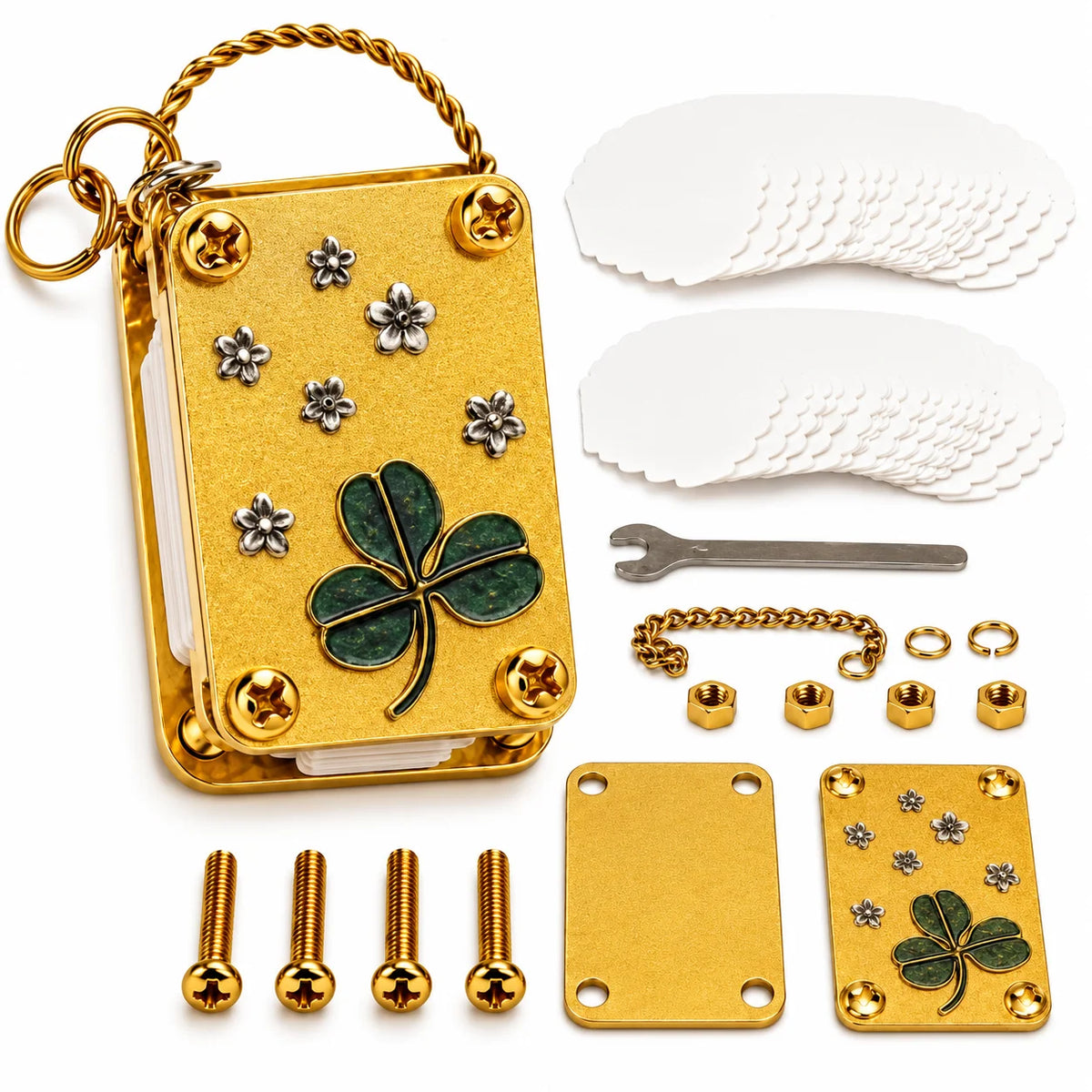 Flower Press Pocket-Size Four Adjustable Bolts Carry Loop