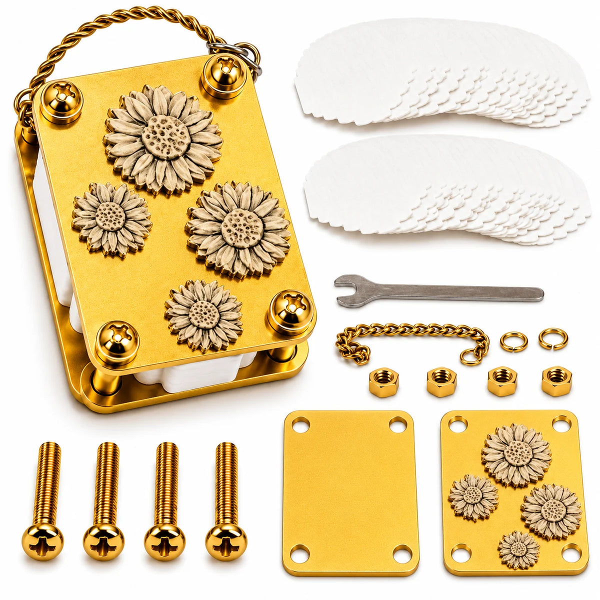 Flower Press Pocket-Size Four Adjustable Bolts Carry Loop