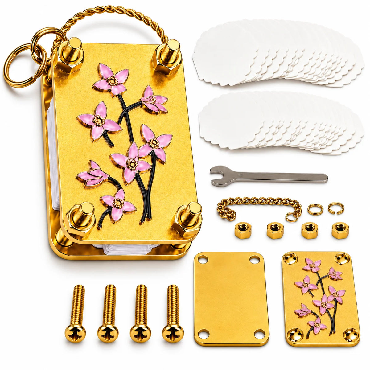 Flower Press Pocket-Size Four Adjustable Bolts Carry Loop