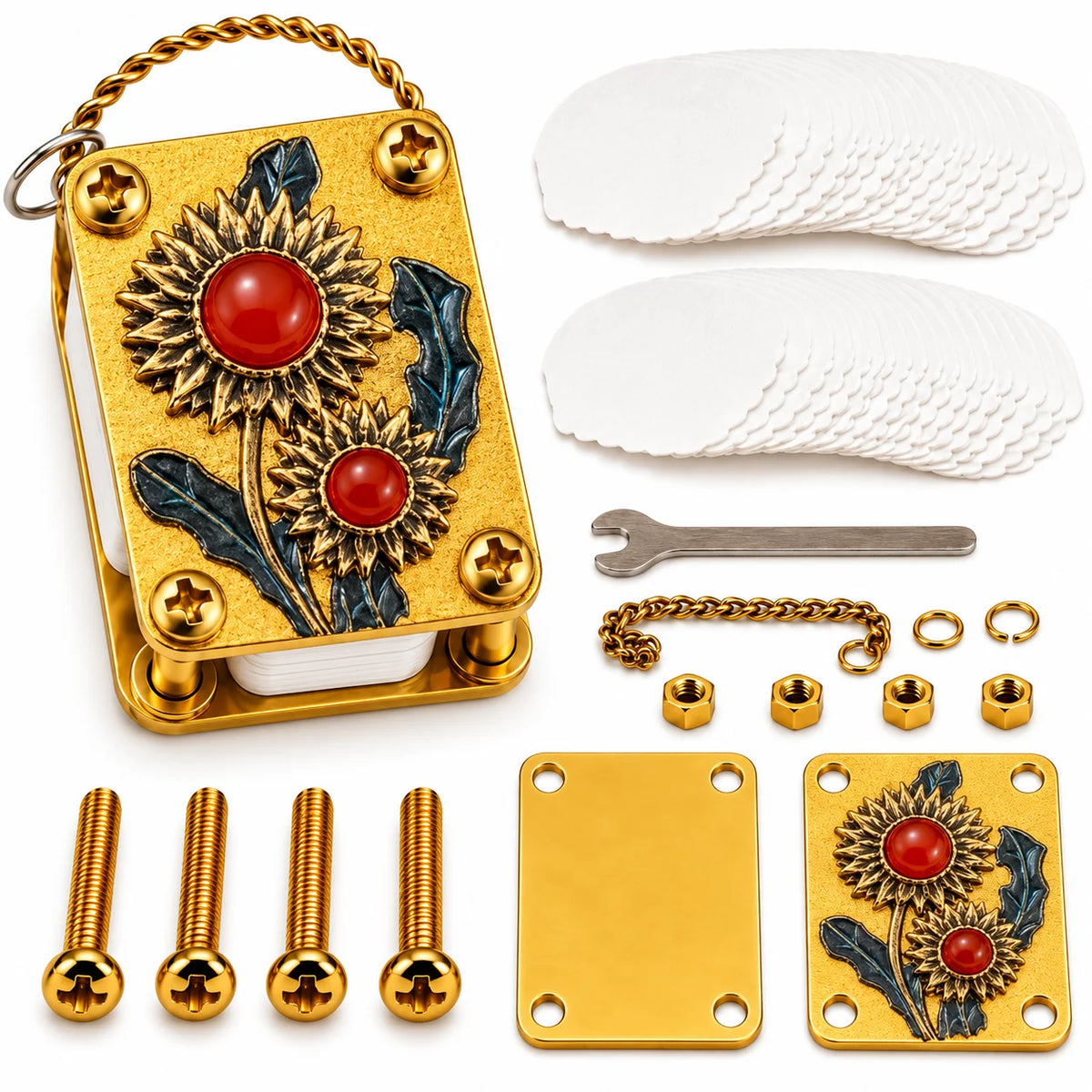Flower Press Pocket-Size Four Adjustable Bolts Carry Loop
