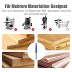 Flush Trim Router Bit Set Tool Steel Double Bearings