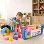 Foam Blocks Set Soft EVA & Non-Slip 52 Pieces