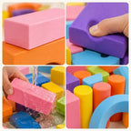 Foam Blocks Set Soft EVA & Non-Slip 52 Pieces
