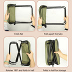 Foldable Chair Waterproof Seat & Backpack Supports 331 Lbs