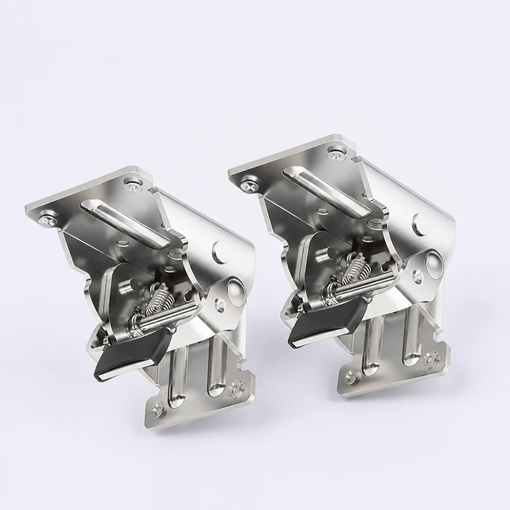 Folding Bracket Set Two-Piece Self-Locking Manganese Steel