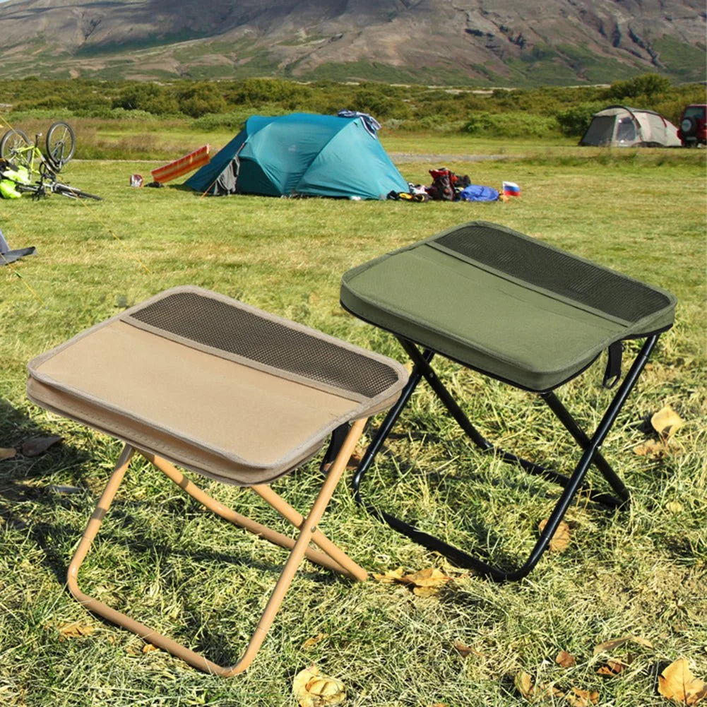Folding Camping Chair Waterproof Seat & Carry Bag 331 lb