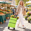 Folding Shopping Bag Trolley & Shoulder Water-Repellent